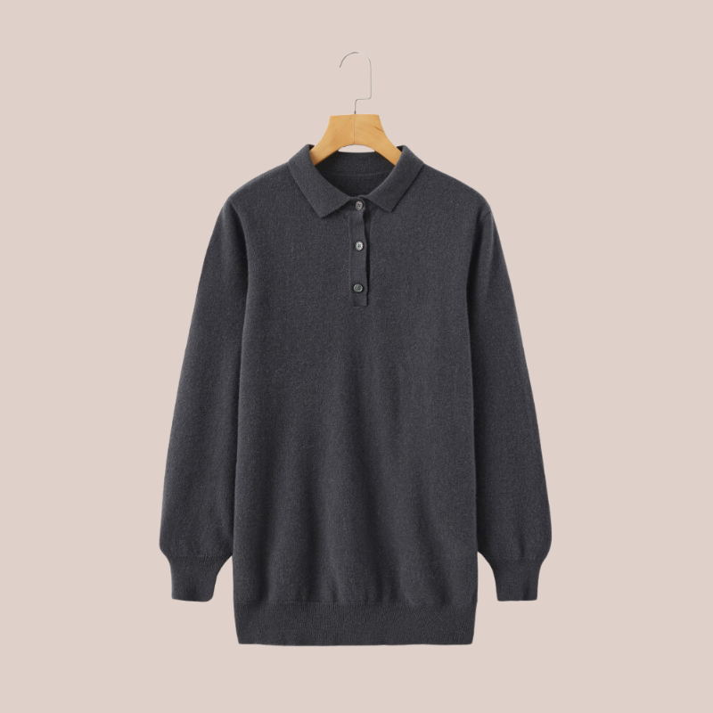 OLIVER | Cashmere Polo Sweater