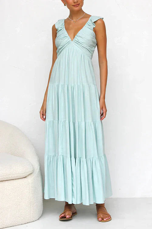 Macy Ruffle Maxi Dress