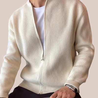 HENRY | Knitted Cotton Cardigan