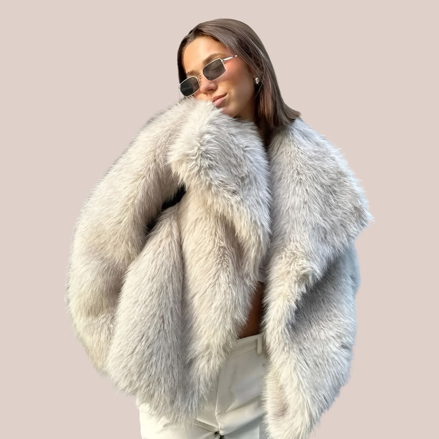 LYRA | Luxe Faux Fur Coat