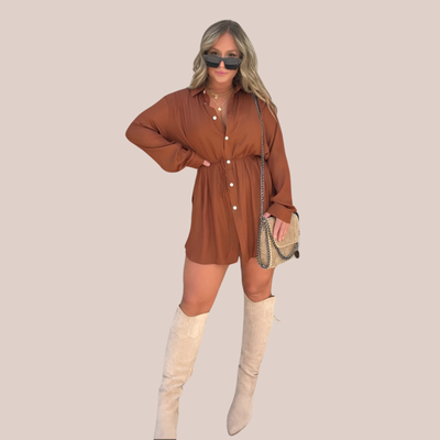 SIENNA | Button-Up Shirt Dress