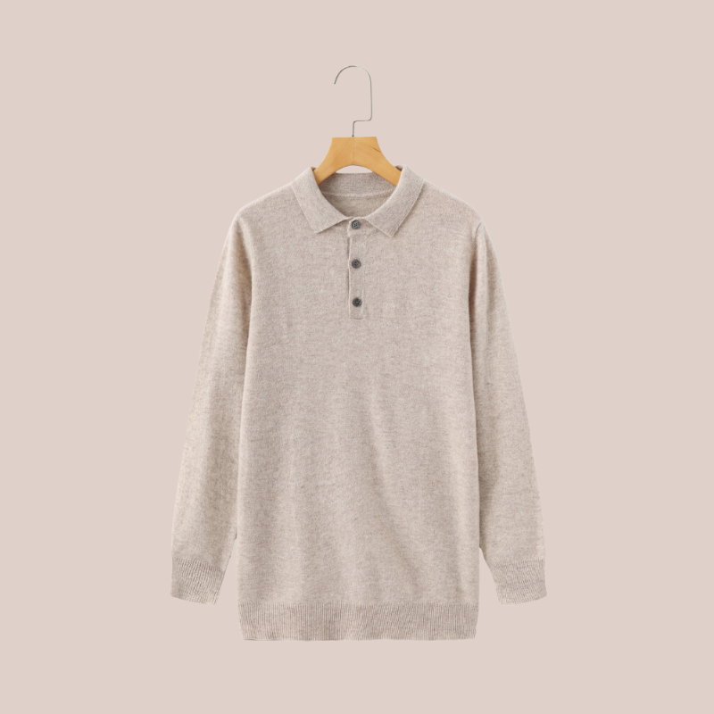 OLIVER | Cashmere Polo Sweater