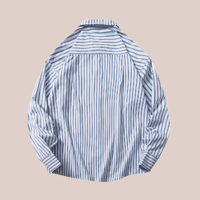 NOAH | Striped Cotton Overshirt