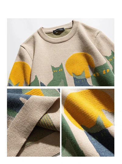 Aiden- Moonlit Cat Jumper