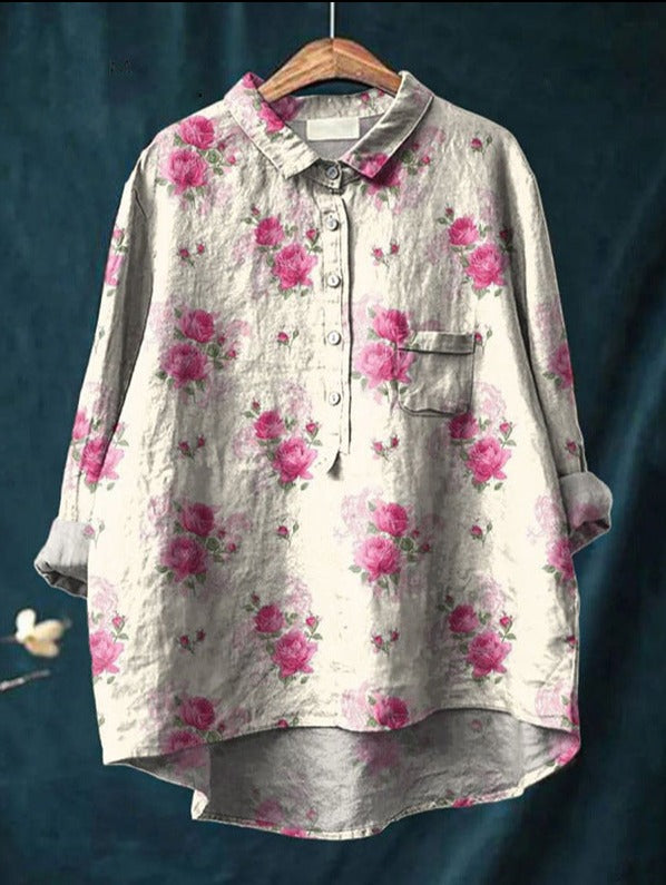 Delilah | Classic Floral Blouse