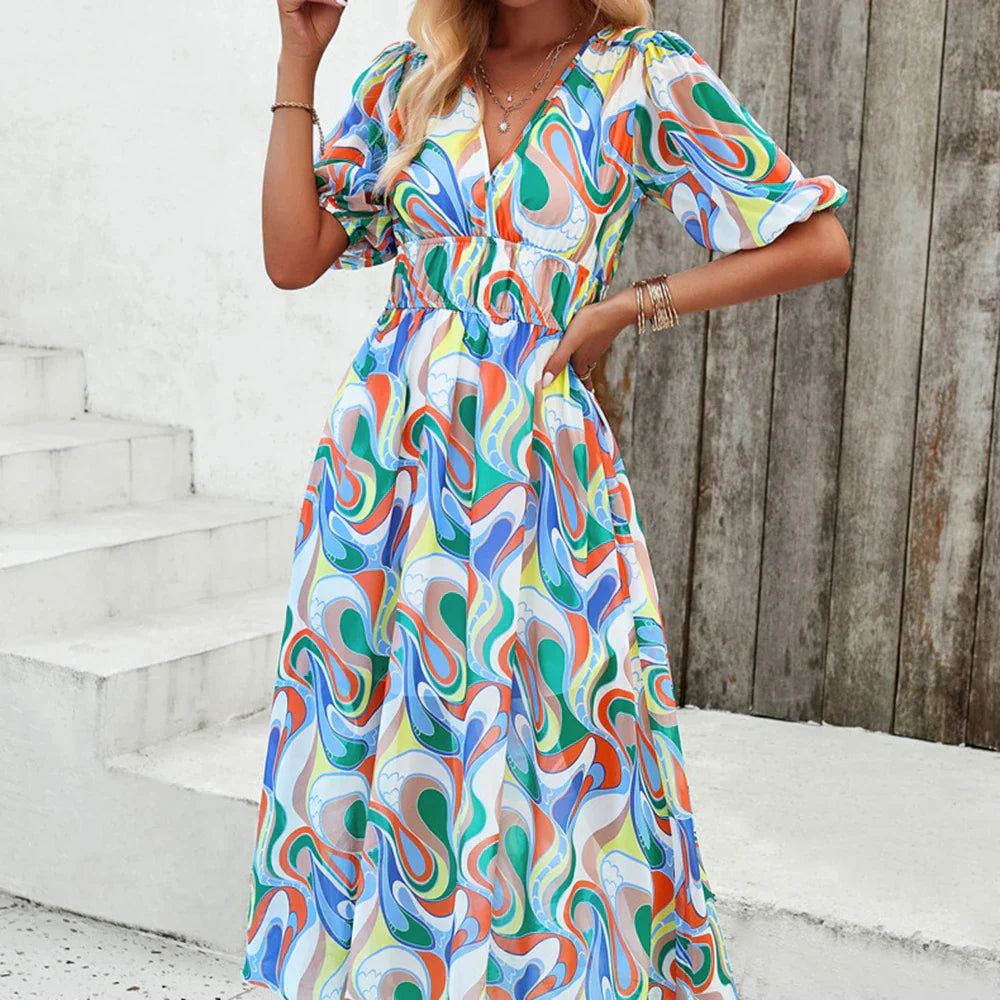 Tina Colorful Summer Dress