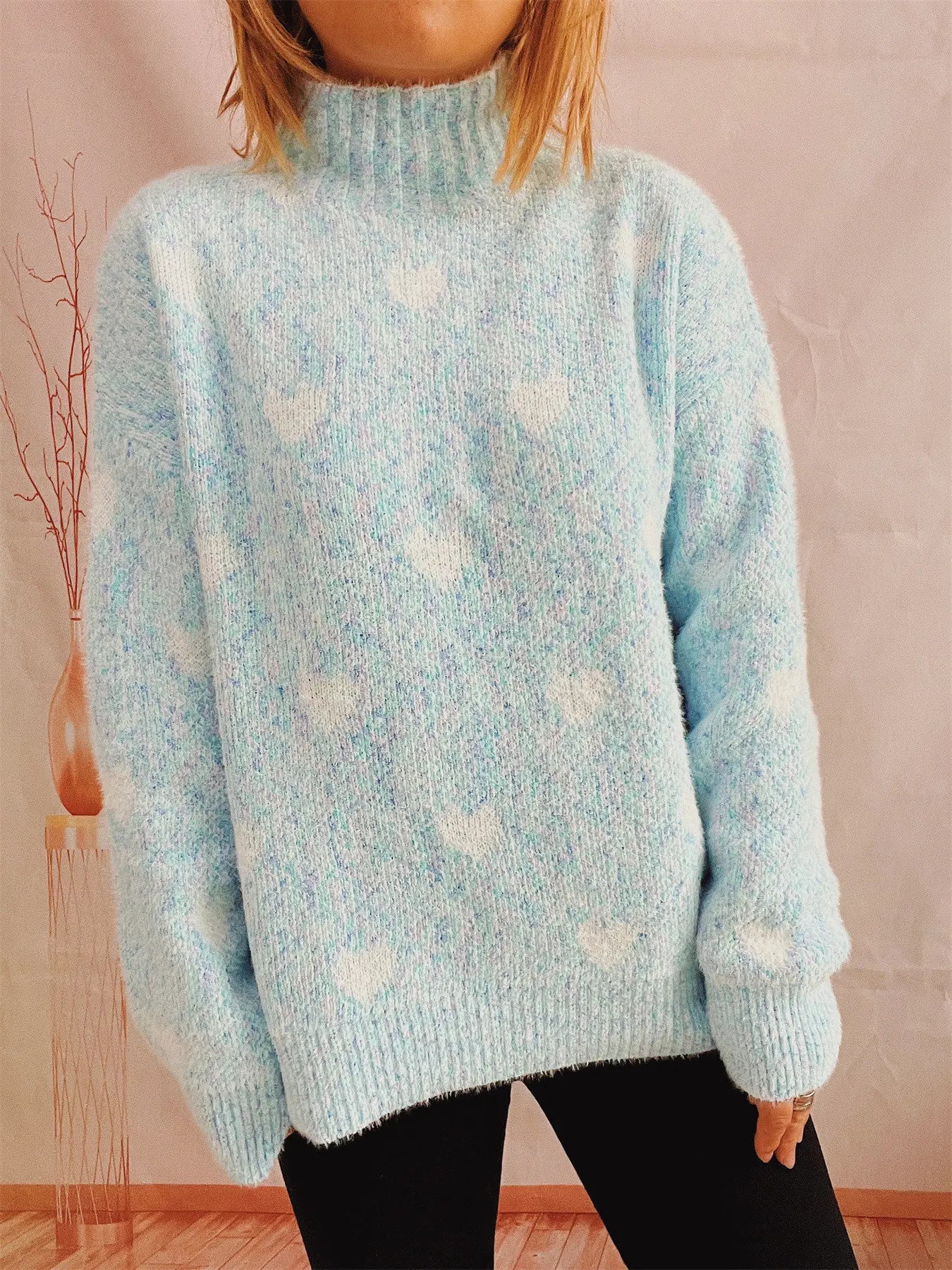 Dina Heart Sweater