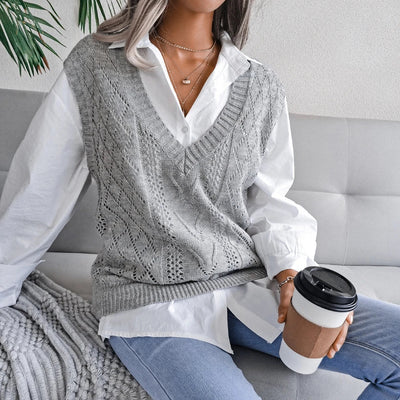 Stella Knitted Vest Sweater