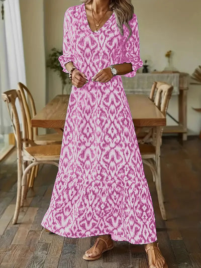 Lila Casual Maxi Dress