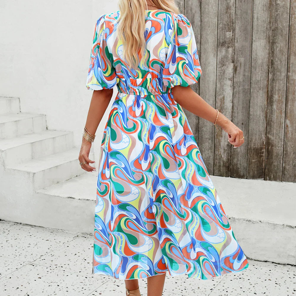 Tina Colorful Summer Dress