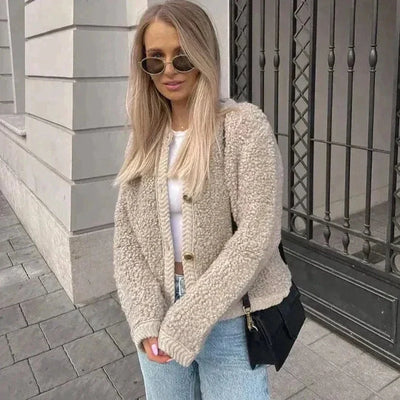 Hailey Cosy Teddy Cardigan