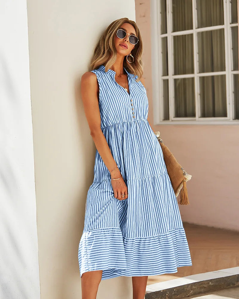 Cheska Striped Dress