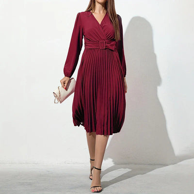 Caroline Pleated Dress