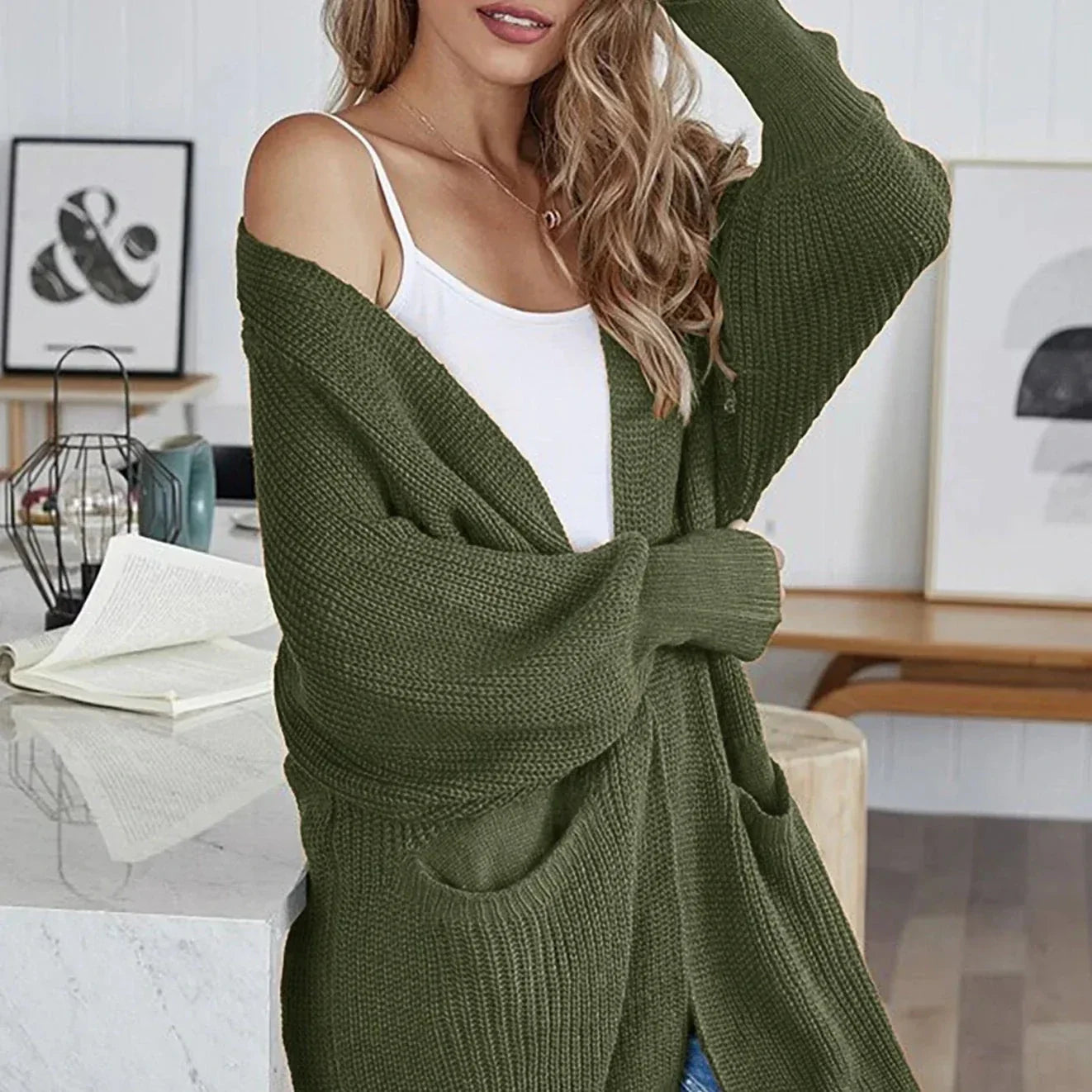 Gemma Long Knitted Cardigan