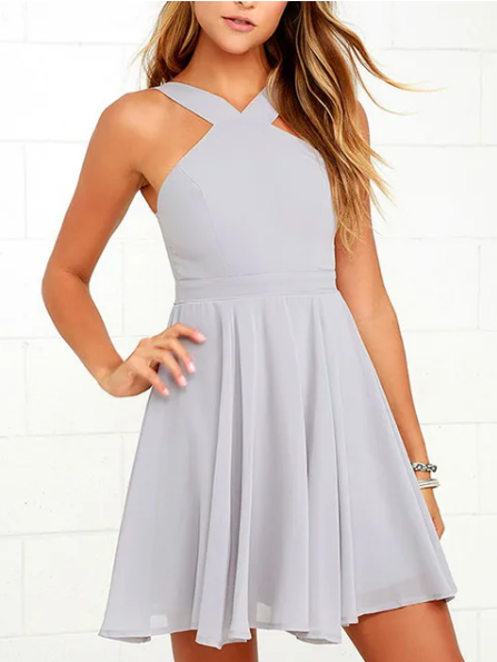 Aubree Halter Dress