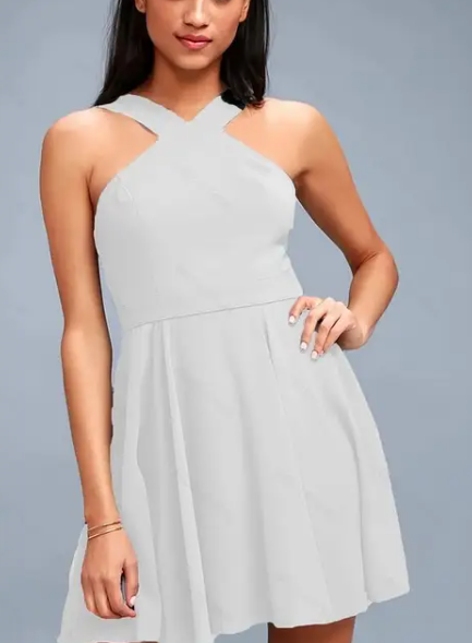 Aubree Halter Dress