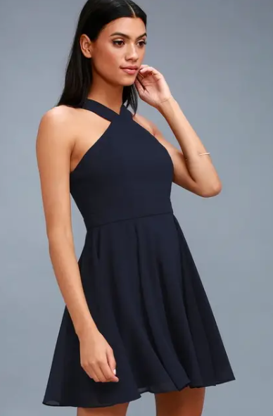 Aubree Halter Dress