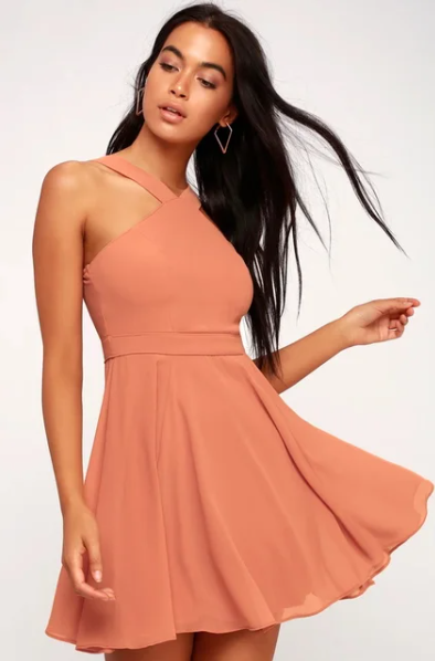 Aubree Halter Dress