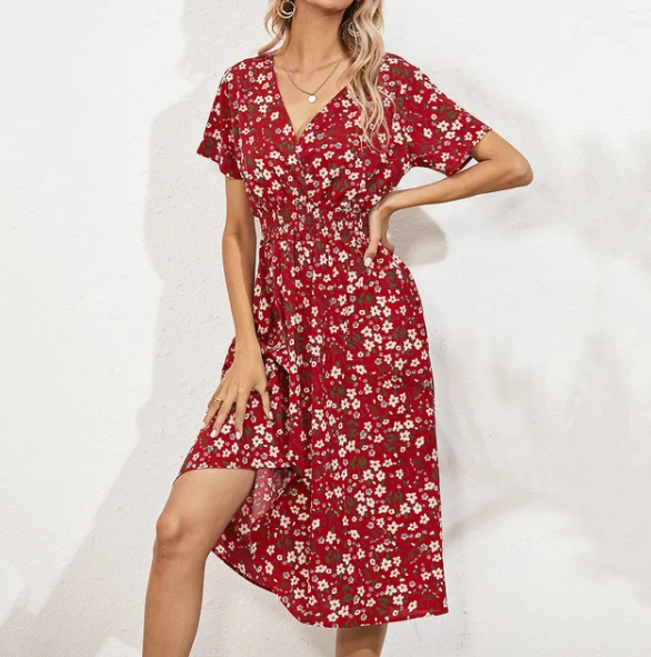 Luisa Floral Print Dress