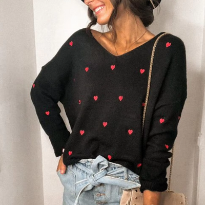 Althea Heart Sweater