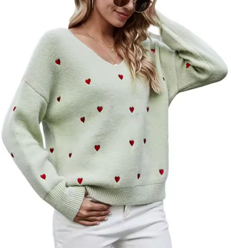 Althea Heart Sweater