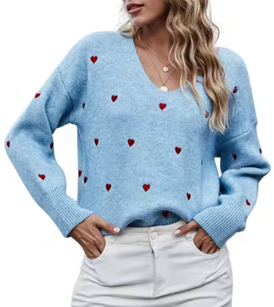 Althea Heart Sweater