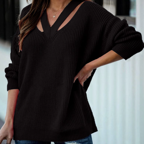 Ruth Casual V-Neck Sweater