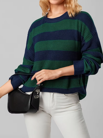 Vianna Striped Knit Sweater