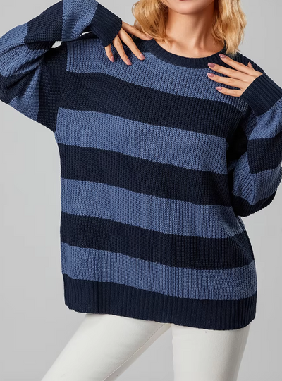 Vianna Striped Knit Sweater