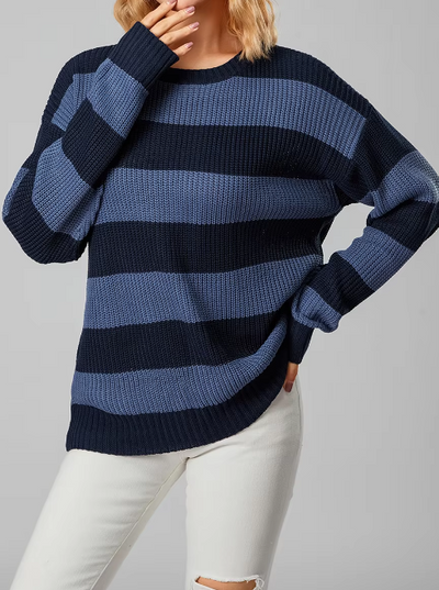 Vianna Striped Knit Sweater