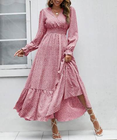 Reese Boho Ruffle Dress