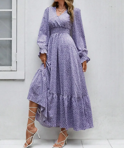 Reese Boho Ruffle Dress