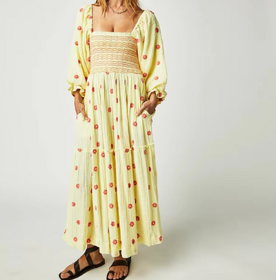 Gladys Puff Sleeve Dress