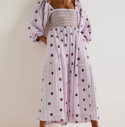 Gladys Puff Sleeve Dress