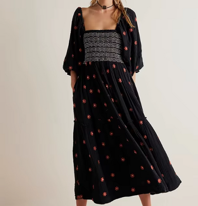 Gladys Puff Sleeve Dress