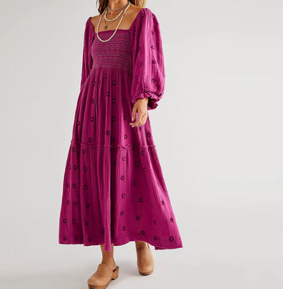 Gladys Puff Sleeve Dress