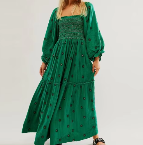 Gladys Puff Sleeve Dress