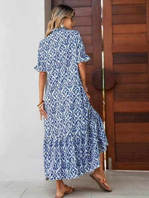 Valerie Printed Bohemian Dress