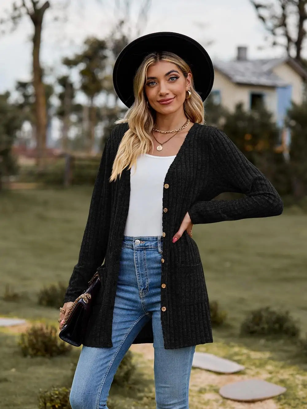 Zoe Button Down Knitted Cardigan