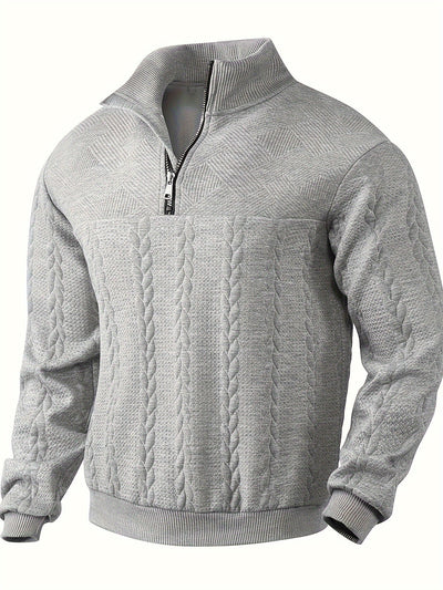 Prince – Vintage Men's Sweater with Zipper