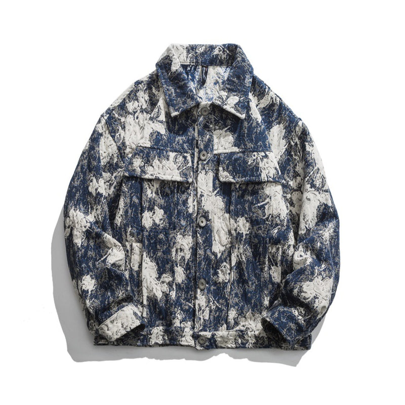 Knox | Frost Splatter Denim Jacket