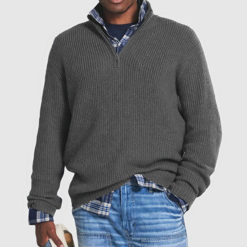 Cosmo | Essential Zip-Collar Sweater