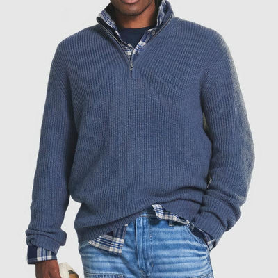 Jacob | Essential Zip Collar Sweater