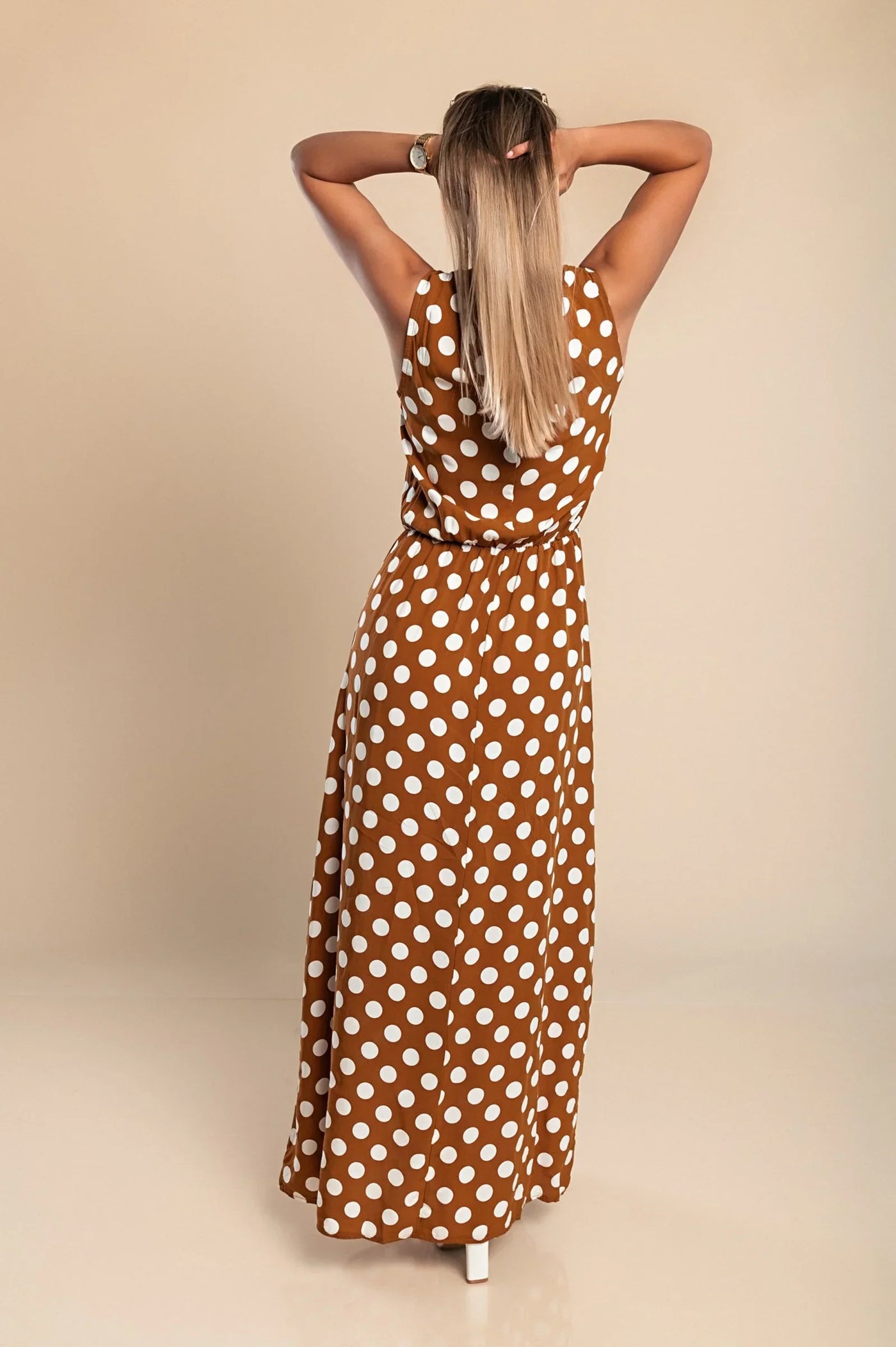 Emilia Polka Dot Maxi Dress