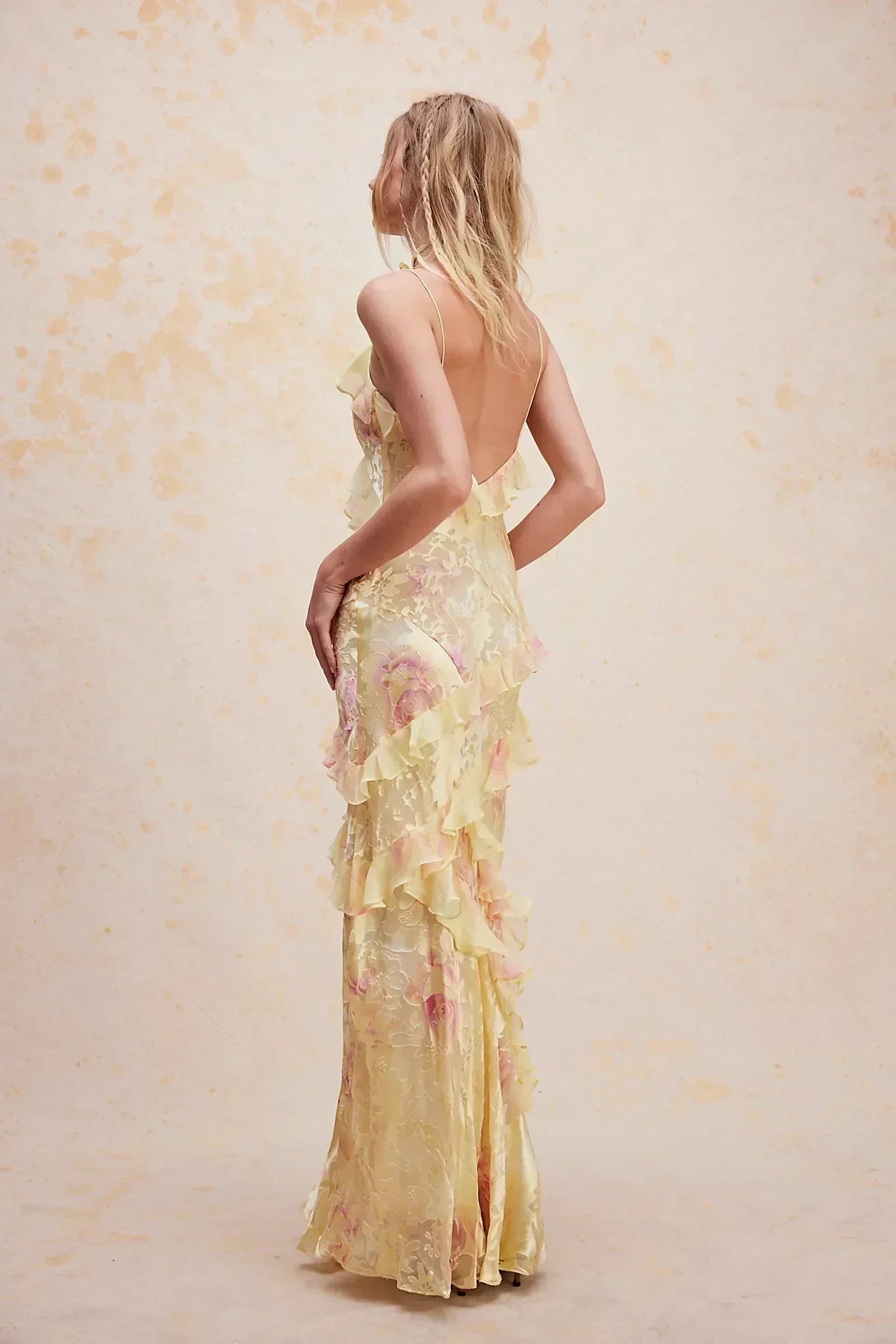 Sam Ruffled Long Dress