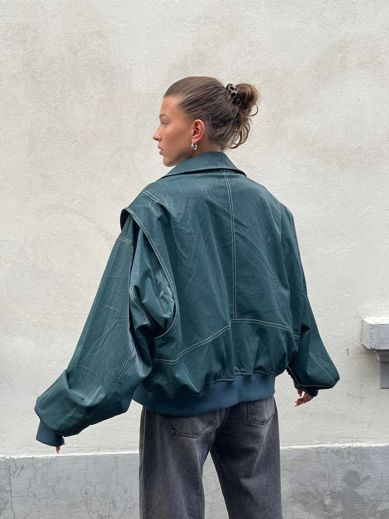 Alivia | Oversized Contrast Jacket